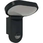 ESYLUX Lumière automatique LED 140Gr noire BWM - Plafonnier 1x20W AOLWL200OP1400830MDB