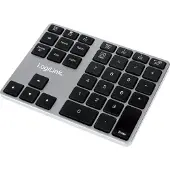 Logilink LogiLinkID0187 Pavé numérique Bluetooth V3.0, en aluminium, sans fil