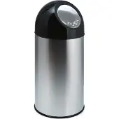Huismerk Poubelle PUSH, Poubelle, Argent