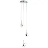 Brilliant Lampe suspendue Vide Frizzante 3 lumières