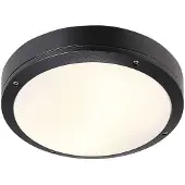 Nordlux Plafonnier Desi 28, noir, Ip44, 2X12W, 77646003