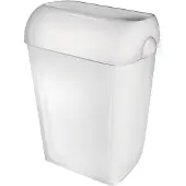 Plastiqline Poubelle - 43 L - plastique - blanche - poubelle