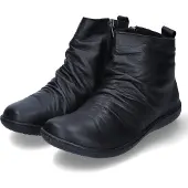 Andrea conti Bottines Femme Cuir lisse Noir Taille : 39