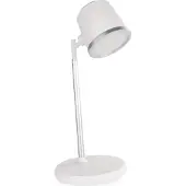 Emos LED Lampe de table rechargeable 4en1 ABBIE 6W, 300lm, batterie 1500mAh Li-Ion avec 33h d'autonomie, intensité variable, couleur de lumière réglable, câble USB de 1,3m, blanc, Z7636W