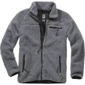 Brandit Veste en polaire gris