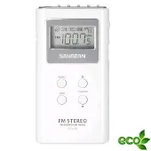 Sangean Dt-120 Portable Radio Blanc One Size / EU Plug 220V