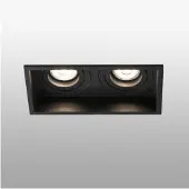 Faro Downlight HYDE 2 flammes GU10 noir