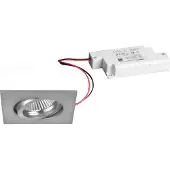 Brumberg Kit d'éclairage LED encastré 6W 3000K chrome
