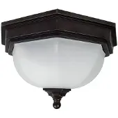 ELSTEAD Plafonnier d'extérieur Bronze ancien E27 40W Fairford