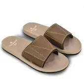 Brasileras Tongs Homme Antidérapantes confortables chaussures de plage/piscine/urbaines brun 42 EU -UBJAY