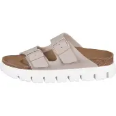 Birkenstock Arizona Chunky Birko-flor Narrow Sandals Beige EU 40 Femme