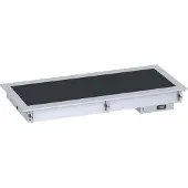 CombiSteel Plaque chauffante en céramique encastrable 4/1 - Noire