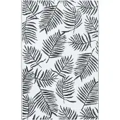 Syfax Tapis d'extérieur ARAKIL Blanc et noir 160x230 cm PP