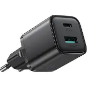 JOYROOM L-Qp207 Chargeur réseau à 2 ports Pd20W/Qc3.0 Noir