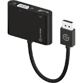 Alogic Adaptateur 2-en-1 DisplayPort to HDMI VGA M/2F noir (DisplayPort, HDMI), Adaptateur vidéo, Noir