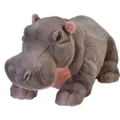 Wild republic Jumbo Cuddlekins Hippo Teddy 76 Cm Gris Enfants