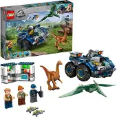 LEGO 75940 Jurassic World Éruption de Gallimimus et Ptéranodon, jouet dinosaure pour enfants à partir de 7 ans avec figurines