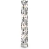 Maytoni Lampadaire, acier inoxydable, chrome, H 126,5 cm