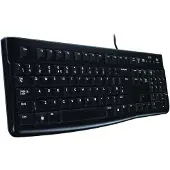 Logitech Keyboard K120 for Business - Pleine taille (100%) - filaire - USB - noir