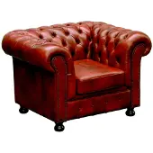 AEA Canapé Chesterfield 2+1+1 Rembourré Siège