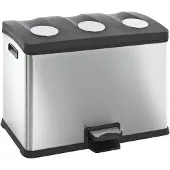 EKO Rejoice Poubelle à pédale 12 + 12 + 12 litres