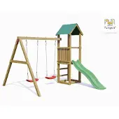 Fungoo Aire De Jeux Lucas Avec Balançoire Double -