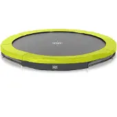 Exit Silhouette Trampoline Sportive ø305cm – Enterré – Trampoline Enterrée – Rond – pour Enfants – Vert