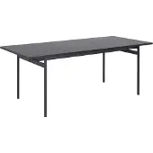 Zesso Smuk Table à manger 200 cm Kaz Noir