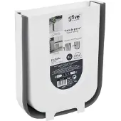 5five Simply Smart Poubelle rétractable 8l noir et blanc -