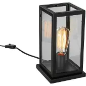 ITALUX Laverno lampe de table industrielle noire MT-202621-1-B