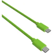 Jaym , Câble USB-C vers USB-C 3A charge & synchronisation POP 1,5m, Vert