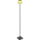 Globo Lighting Gregoir LED Lampadaire 4W CCT IP44 Noir Mat, Métal Ø13cm 58434SBP (310 lm)