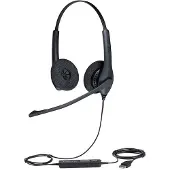 Jabra YOU'RE ON JABRA 3133337 Casque BIZ 1500 Duo - supra-auriculaire, filaire, USB