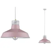 Paulmann Neordic Disa Marmor Lampe à suspendre Rose Blanc Or 79610 Rond