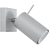 Sollux Applique RING 1 gris 1xGU10 10W acier 8x16x8cm