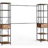 Vicco Armoire Fyrk Chêne rustique 180x187cm, Model 34193