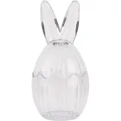 Clayre & Eef Pot en verre uf Ø 8x17 cm Verre transparent