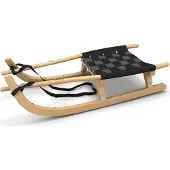 Kathrein Luge de randonnée monoplace avec siège à ceinture, noir-anthracite
