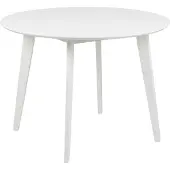 Zesso Smuk Table à manger Ø 105 cm Anakin Blanc