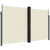 Syfax Auvent latéral rétractable crème 200x1000 cm