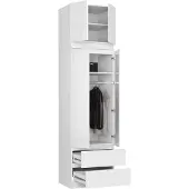 RAUMHIRSCH FURNITURE Armoire fonctionnelle S60 avec rehausse et 2 tiroirs