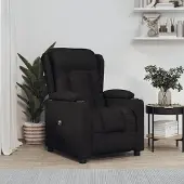 Prolenta Maison Exclusive - Fauteuil relax électrique noir tissu