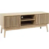 HowHomely Commode TV 117x40x48 cm Table TV beige Armoire TV