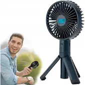 HS Handcolio Ventilateur portable avec support pliant pour usage personnel