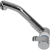 Comet Robinet mélangeur London/Parma + interrupteur orientable blanc/chrome