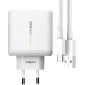 OPPO Chargeur USB SuperVOOC 65W + Câble USB vers USB-C modèle VCA7GACH