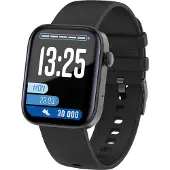 Lamax Montre intelligente - - BCool 2 Plus - Noir - Suivi santé - Autonomie 7 jours