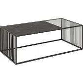 Zesso Smuk Table basse 120 cm Violet Marbre Noir