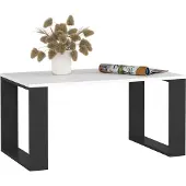 Akord Table Basse Nox Blanc/Noir 92X53X45