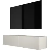 3Xeliving Meuble TV : Cachemire, 140 x 34 x 32 cm, Beige, 140 x 34 x 32 cm